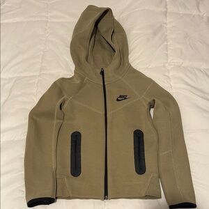 Nike Kids Khaki Hooded Jacket